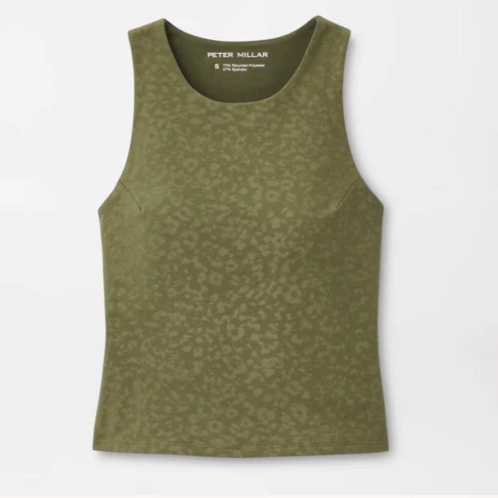 Peter Millar Women's Dark Military Nova Performance Embossed Tank
